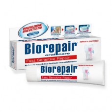 Паста зубная Biorepair Dent Fast SENSATIVE repair 75 ml/зуб. паста-відновлення чутливих зубів,
