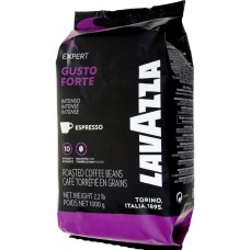Кофе в зернах Lavazza Gusto Forte Expert, 1 кг (20% Арабики и 80% Робусты)
