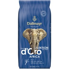 Кофе в зернах Dallmayr Crema D'oro Selektion Africa 1 кг  (90% арабика, 10% робуста)