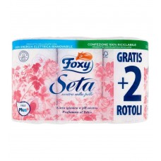 Туалетная бумага Foxy C.IG.Seta Maxi 6 рулонов (4+2 в подарок)