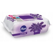 Влажные салфетки Sleepy Lavender с клапаном, 120 шт