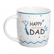 Кружка керамическая с надписями 450 (мл) Happy holidays dad RX-N240278HD
