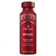 Мужской дезодорант-спрей для тела Old Spice без алюминия, защита от запаха 24/7, Swagger 144 г