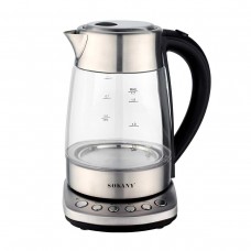Электрочайник  Sokany SK-09003  с подсветкой 1,7 л прозрачный