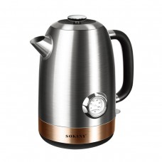 Электрочайник Sokany SK1031SS с термометром 1.7 л