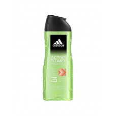 ГЕЛЬ ДЛЯ ДУША 3В1 ДЛЯ ТІЛА ВОЛОССЯ ТА ОБЛИЧЧЯ ЧОЛОВІЧИЙ ADIDAS DOCCIASH ACTIVE START VERDE ML 400