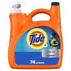 Гель для стирки Tide Ultra Sport Clean, 3,1 л, 74 стирки, для спортивной одежды и удаления запахов
