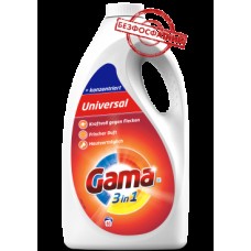 Гель для стирки Gama 3в1 Универсальный 4,15 л 83 стирки