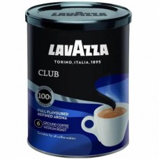 Кофе молотый Lavazza Club 250 г  (железная банка, 100% Арабика)
