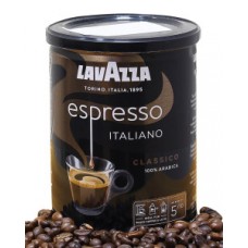 Кофе молотый Lavazza Caffe Espresso (железная банка,  100% Арабика)