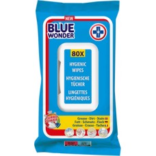 Салфетки влажные Blue Wonder для уборки 80 штук