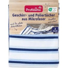 Полотенца кухонные и полировальные, микрофибра Profissimo Geschirr-und Poliertücher aus Mikrofaser, 2 шт