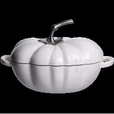 Кастрюля чугунная эмалированная Iron Tomato 2,5 л, белый Yiwu HP-FLG-20 BEIGE