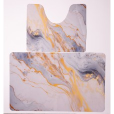 Набор ковриков для ванной и туалета Golden Marble 50*80 / 40*50 см Yiwu HP-42-179