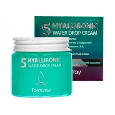 Увлажняющий крем для лица с гиалуроновой кислотой FarmStay Hyaluronic 5 Water Drop Cream, 80мл