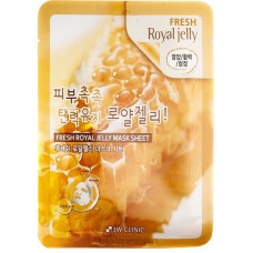 Маска для обличчя тканинна Бджолине маточне молочко Fresh Royal Jellyl Mask Sheet, 24 мл
