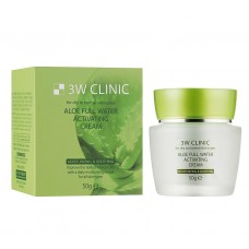 Увлажняющий крем для лица 3W Clinic Aloe Full Water Activating с экстрактом алоэ 50 мл