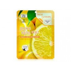 Тканевая маска для лица с экстрактом лимона 3W Clinic Fresh Lemon Mask Sheet