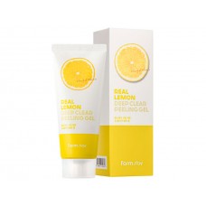 Пилинг-гель для лица с экстрактом лимона FarmStay Real Lemon Deep Clear Peeling Gel, 100мл