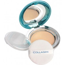 Компактная пудра для лица Enough Коллаген Collagen Hydro Moisture Two Way Cake SPF25 PA++ 2 тонн