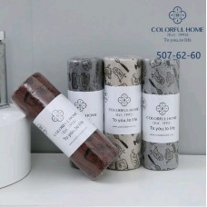 Полотенце отрывное в рулоне из микрофибры Square 25x25 см (20 шт.), ассорти