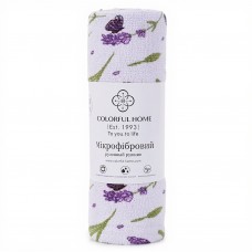 Отрывные кухонные салфетки из микрофибры в рулоне 25х25 см (20 шт) Lavender Butterfly 544-1V