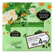 Мыло для тела «Олива и Зелёный чай» Shower Mate, 4*100г