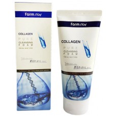Пенка для умывания лица Farmstay Collagen Pure Cleansing Foam с коллагеном 180 мл
