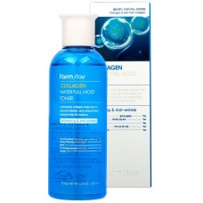 Увлажняющий тонер для лица Farmstay Collagen Water Full Moist Toner с коллагеном 200 мл