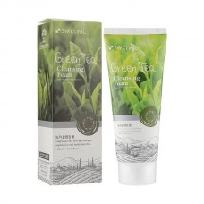 Пенка для умывания с экстрактом зеленого чая 3w Clinic Green Tea Cleansing Foam 100 мл