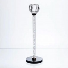 Подсвечник стеклянный Crystal Pillar 27 см на круглой основе HP-7-25