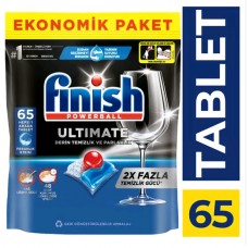 Капсулы для посудомоечной машины Finish Ultimate All in 1 65 шт, таблетки для мытья посуды, мощное очищение и защита