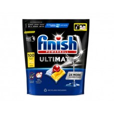 Капсулы для мытья посуды Finish Ultimate All in 1 100 шт, таблетки-капсулы для посудомоечной машины, мощное очищение
