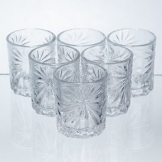 Набор рюмок для виски Shot glass 6 штук по 75 мл HP-17-34