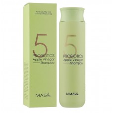 Шампунь Безсульфатний з проботиками та яблучним оцтом Masil 5 Probiotics Apple Vinegar Shampoo 300ml