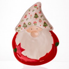 Блюдо сервировочное новогоднее для закусок Marry Cristmas 27×21 (см) из фарфора CR-1-14 Блюдо сервировочное новогоднее для закусок Marry Cristmas 27×21 (см) из фарфора CR-1-14