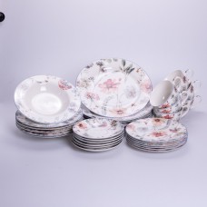 Столовый сервиз из фарфора Fleur на 6 персон 30 предметов HP-HK-5