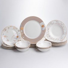 Столовый сервиз на 6 персон фарфоровый Camila 24 предмети Yiwu HP-7-712