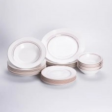 Столовый сервиз из фарфора Lora на 6 персон 24 предметов HP-HK-4
