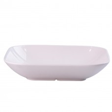 Тарелка глубокая квадратная из фарфора 20*20 см HP601