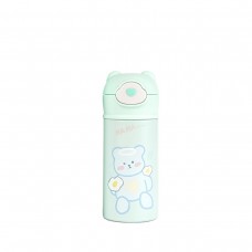 Термос детский Beizhiming Vacuum Cup 300ml термос с поилкой термос с трубочкой для детей Мятный HP146M