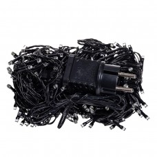 Гирлянда Нить уличная 30 (м) 300 LED черный провод Желтый CF300L30MBY