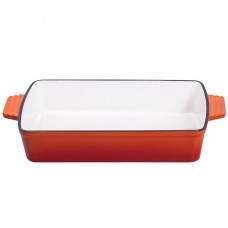 Форма для запекания чугунная 3 л, оранжевый Yiwu HP-FLG-16 ORANGE