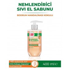 Жидкое мыло для рук Fairy Sıvı Sabun Bodrum Mandalinası Kokulu 400 мл, аромат мандарина, мягкое очищение и свежесть