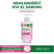 Жидкое мыло для рук Fairy Sıvı Sabun Lilyum Kokulu 400 мл, аромат лилии, мягкое очищение и свежесть