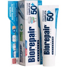 Зубная паста Biorepair Advanced Adulti 50+ 75 мл, комплексный уход за зубами и деснами, без фтора